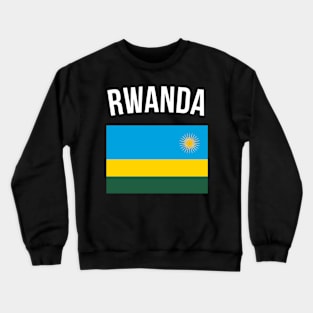 Rwanda Flag Rwandan Rwanda Crewneck Sweatshirt